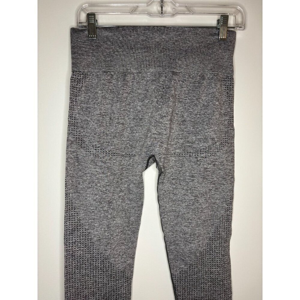 GYMSHARK Leggings Womens XS/S Gray Polka Dot Stretch Workout Athleisure Gym - Picture 3 of 7
